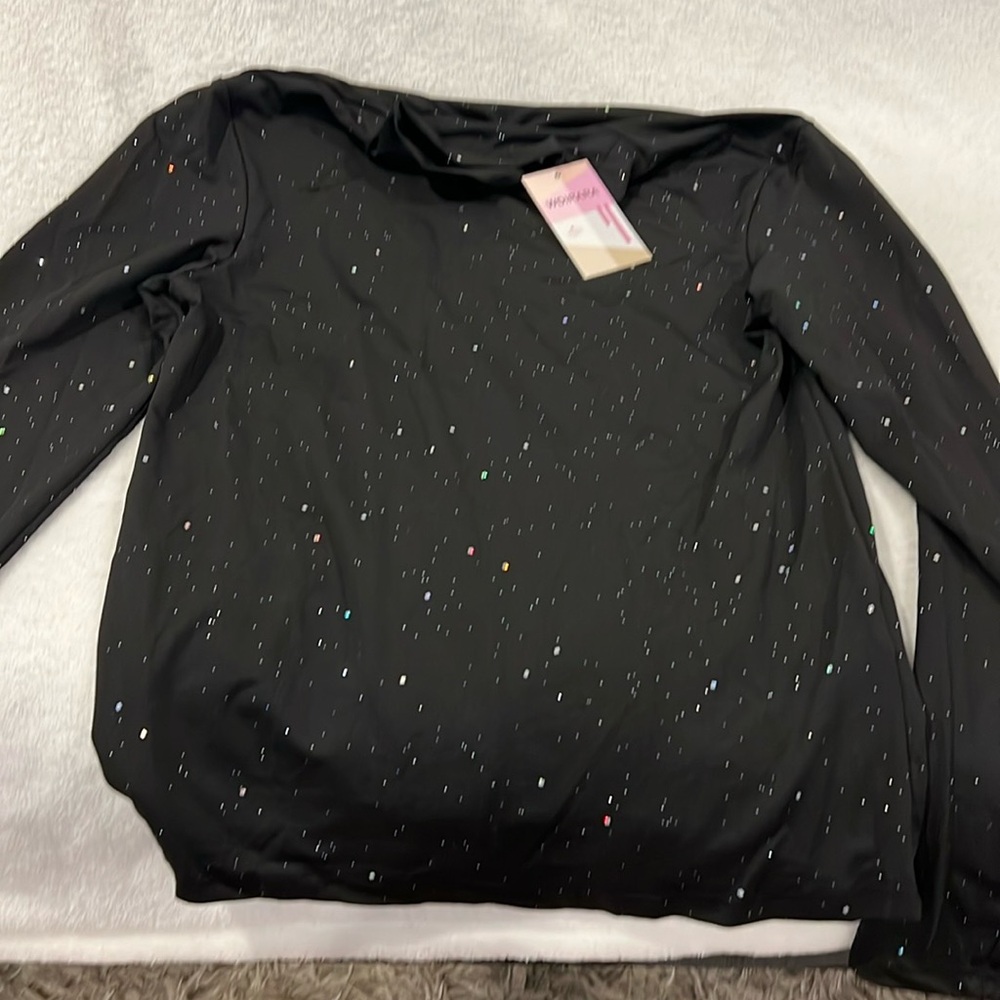 Sparkly Long Sleeve Top
